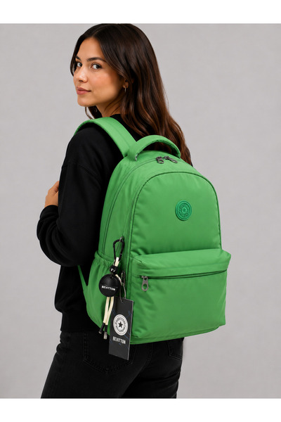 Bevitton 2500 Green Waterproof Schoolbag Unisex Daily School Backpack