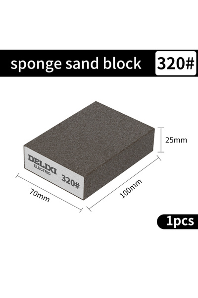Choice6 320 6Pcs/Set Washable Sanding Sponges 36 - 600# Wall Grinding Brush D...