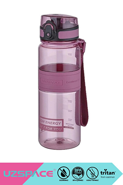 Uzspace 500ml New Collection Medium Size Silicone Body Tritan Water Bottle No...