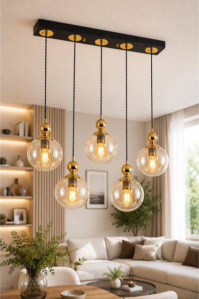 VENON Lorenza 5.Li SIRALI ✨ÖRGÜ KABLOLU ✨ SİYAH ✨ GOLD DETAYLI ✨ BAL GLOP CAM...
