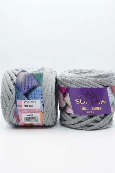 hobi dünyası evim Sultan Tshirt Premium Combed Cotton Yarn Bag Amigurumi Bask...