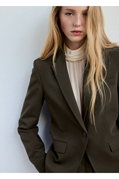 MANGO Woman Dar kesim blazer ceket