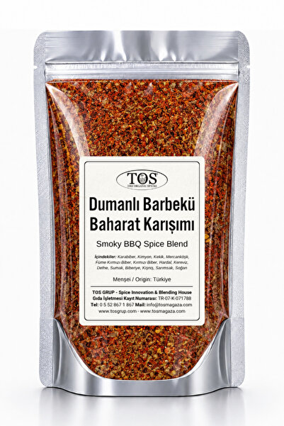 TOS The Organic Spices Dumanlı Barbekü Baharat Karışımı 100 gr Smoky BBQ Spic...