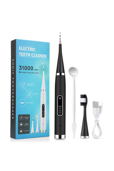 Choice black Electric Teeth Cleaner Dental Scaler Waterproof Oral Care Plaque...