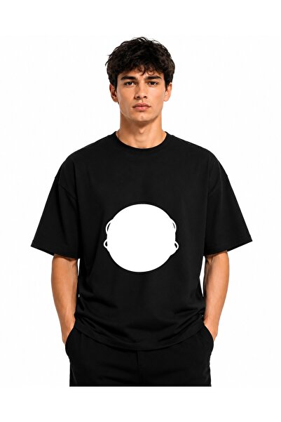 Inscriptie t-shirt Unisex Premium Cotton Casual "Earth with a mask"