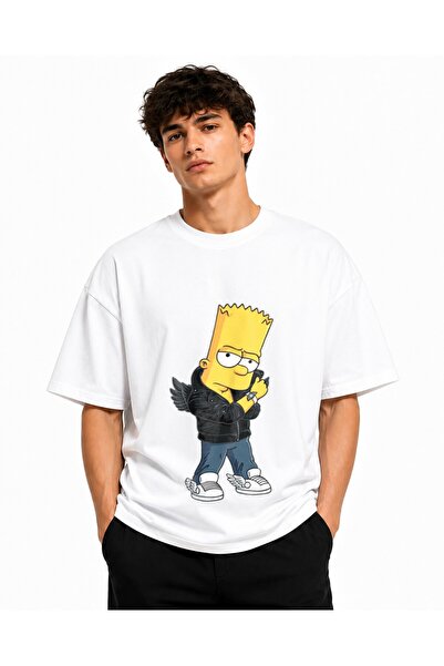 Inscriptie Tricou Unisex Bumbac Premium Casual " Do Bart Simpson "