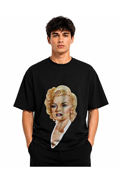 Inscriptie Tricou Unisex Bumbac Premium Casual " Marilyn Monroe pop art "
