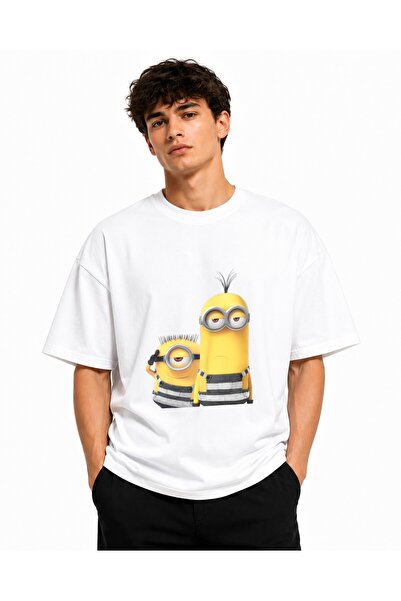 Inscriptie Unisex Premium Cotton Casual T-Shirt "Kevin minions"