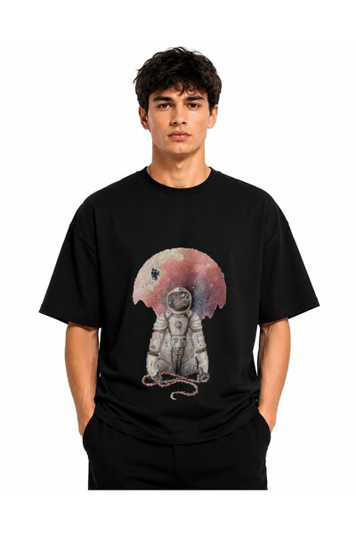 Inscriptie Ουνισέξ Βαμβακερό T-Shirt Υψηλής Ποιότητας " Τέχνη αστροναύτη "