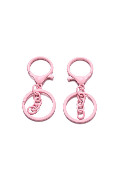 Choice pink 5Pcs/Lot Colorful 30mm Keyring Lobster Clasp Hook Connectors for ...