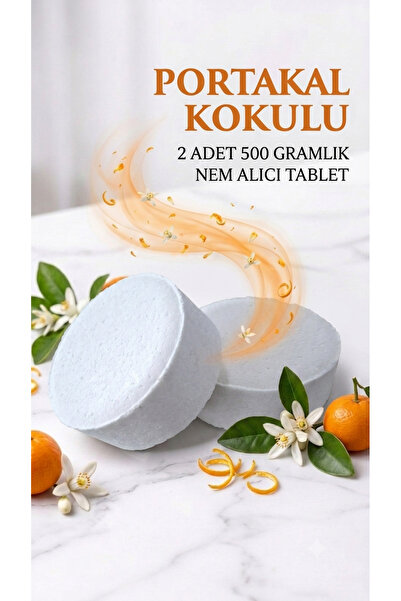 Saban 2x500 Gram - Portakal Kokulu, Nem Alıcı Rutubet Ve Küf Önleyici Yedek T...