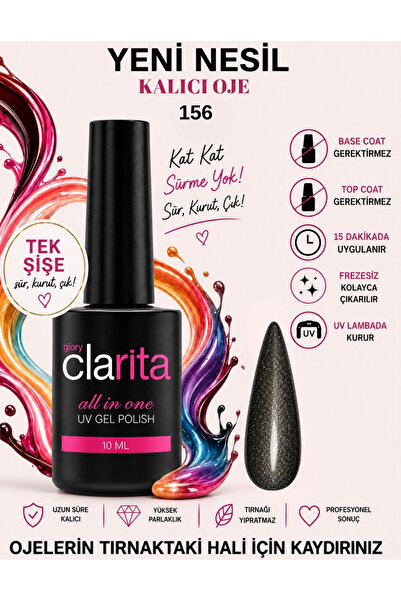 Yeni Nesil Kalıcı Oje 156 (All in One)