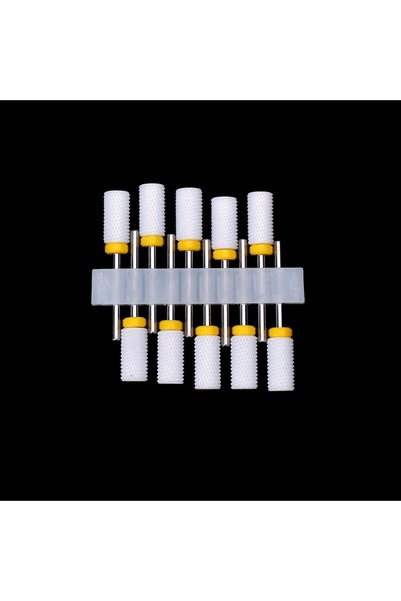 Choice19 TC30-10PCS 10 قطع من رؤوس حفر الأظافر الخزفية مقاس 3/32، احترافية وم...