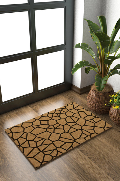 Decovetro Koko Geometric Patterned Door Mat 40 X 60 cm
