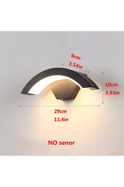 Choice NO sensor Intelligent Induction Wall Lamp Waterproof Porch Wall Light ...