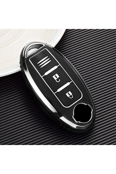 Choice غطاء مفتاح سيارة SE RC01 أسود من مادة TPU بثلاثة مفاتيح لمفتاح سيارة ن...