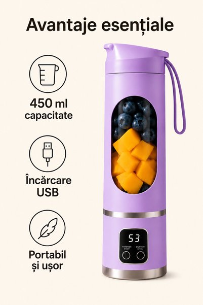 JuicyCup Blender Portabil