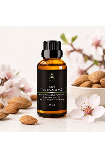 altes زيت اللوز الحلو 20 مل - نقي 100% ومعصور على البارد - Prunus amygdalus d...