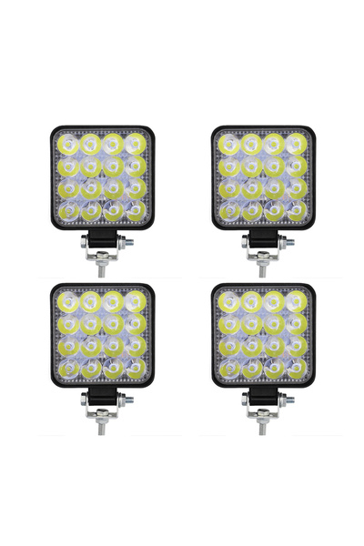 Choice 4 PCS 4 PCS 12V LED Light Bar 48W Mini LED Work Light Off Road Spotlig...