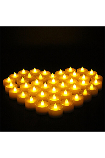 Choice 12pcs Warm White LED Candles 48/24/12 Pack Battery Operated Candles Ba...