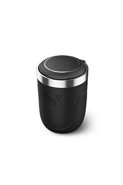 Choice Black Car Ashtray With LED Light Universal Alloy Ash Tray Car Retardan...