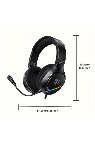 Choice سماعة الألعاب أونيكوما X31 (x31-blac) مزودة بمكبر صوت 3.5 ملم وإضاءة R...