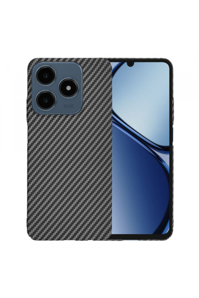 realme Husa pentru C63 / C61, Techsuit, Carbonite FiberShell, Neagra