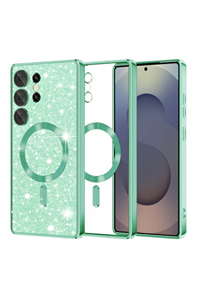 Samsung Husa MagSafe pentru Galaxy S25 Ultra S938, Techsuit, Luxury Glitter, ...