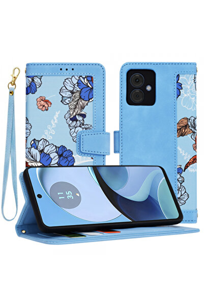 Motorola Husa pentru Moto G14, Techsuit, FlipCraft, Bleu