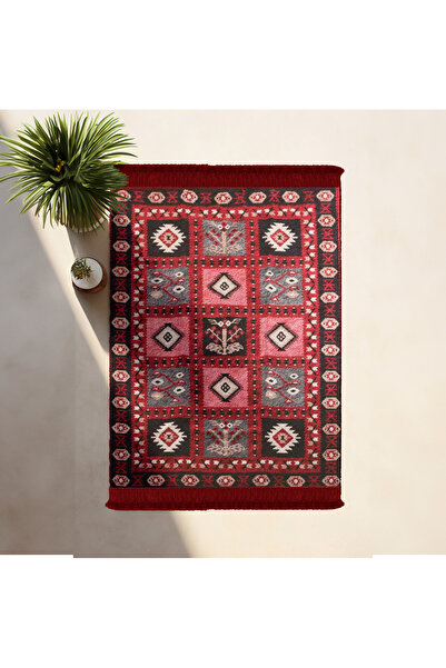Generic Brand Doppelseitiger Teppich,Kelim Muster – Modernes Vintage-Design, ...