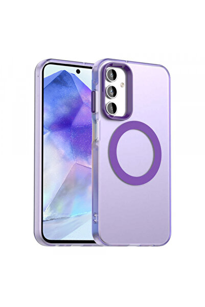 Samsung Husă MagSafe pentru Galaxy A55 5G A556, Techsuit, CandyCase, Mov