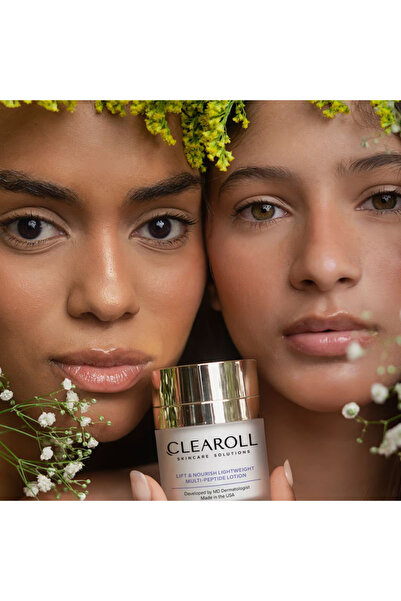 CLEAROLL Loțiune anti-aging cu peptide pentru lifting facial, fermitate și elasticitate, 28,5 ml