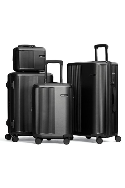 Tereplus طقم حقائب سفر FLIEGER مكون من 4 قطع (14/20/24/28 بوصة)، تصميم منحني ...