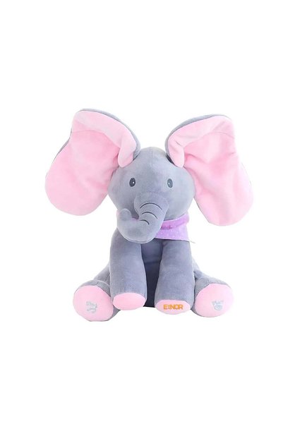 Promagg Cuckoo-Bau Elephant Interactive Plush Toy with Sounds and Movement