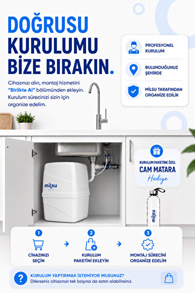 Mil Profesyonel Kurulum Paketi (Cam Matara Hediyeli)