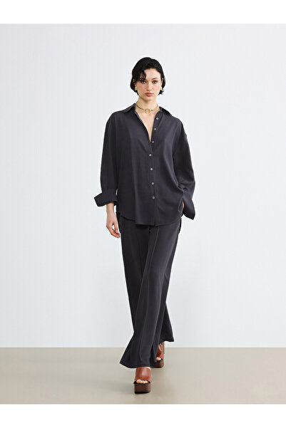 LC Waikiki Trendlucky Women's Pleated Wide Leg Pants with Elastic Waist