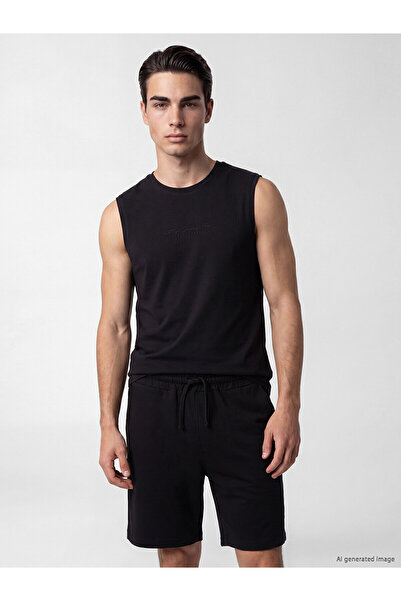 LC Waikiki Original Oval Collar Printed Men's Sleeveless T-Shirt