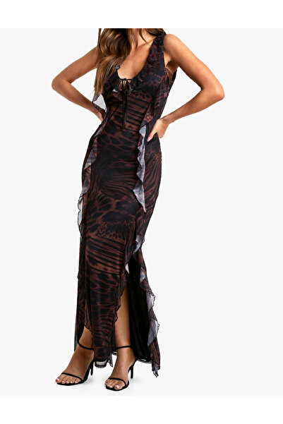 Evendi Rochie lunga, Animal print