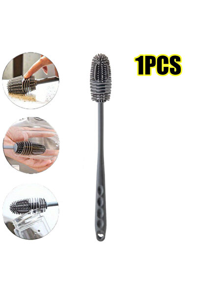 Choice1 1PCS Silicone Milk Bottle Brush Cup Scrubber Glass Cleaner Kitchen Cl...