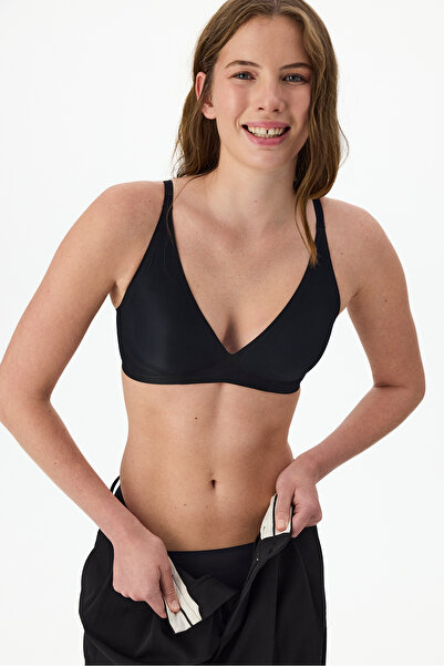 Penti Traceless Black Zerogram Decolette Padded Bra