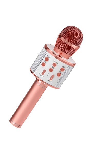 Generic Brand Microfon Karaoke, pentru Copilași, Boxa Incorporata, Bluetooth,...