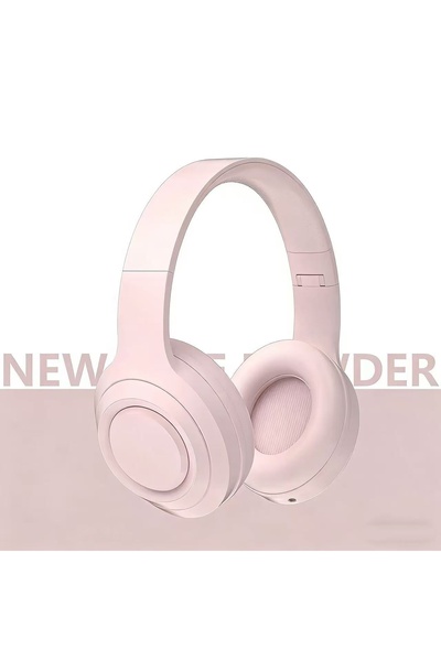 Choice1 Pink Over Ear HIFI Stereo Headsets Wireless Bluetooth Headphones Spor...