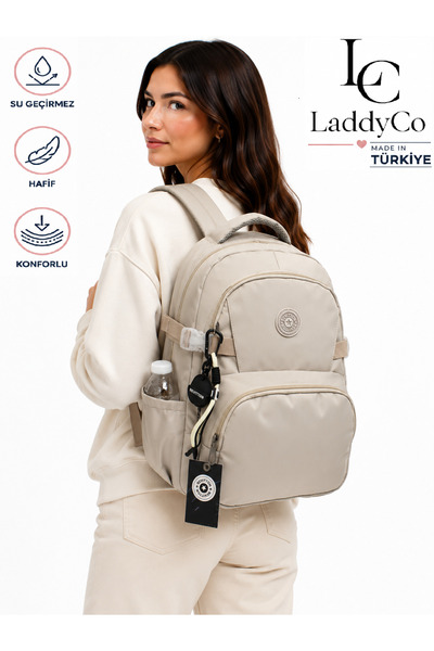 LaddyCo Modern Daily School Backpack Water Resistant Unisex School Bag 34500 ...