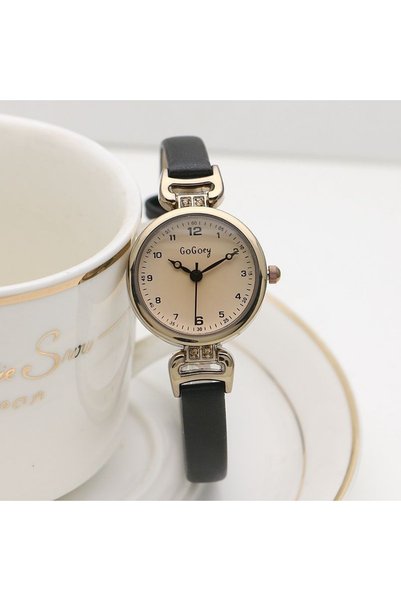 Choice Black band Ladies Thin Belt Watch, Digital Small Dial Watch