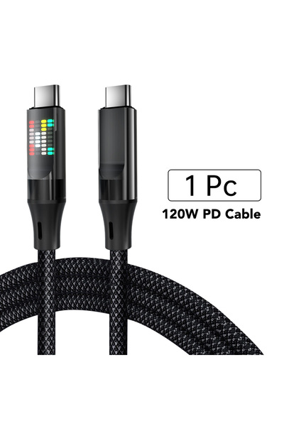 Choice 1m PD Cable OOZCC 120W Type C Fast Charging Cable 6A USBA to Type C Ny...