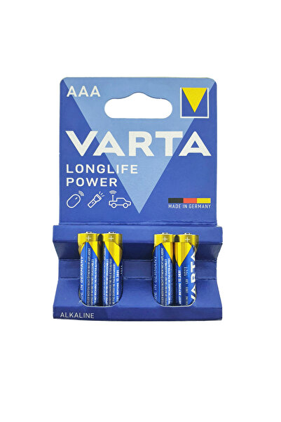 Varta Baterii alcaline Longlife Power AAA R3, 4 buc. Varta