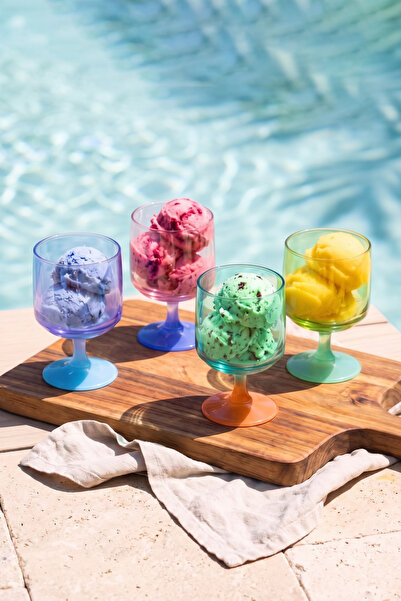Rakle Toledo 4-Piece Cup Ice Cream Set 300 Cc