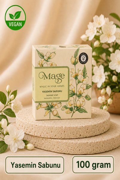 Mage Cosmetics Mage Natural Jasmine Soap 100 Grams 1 Piece in a Gift Box