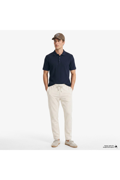 Nautica Erkek Krem Jogger Fit Pantolon