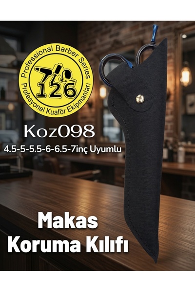 126 Professionel Barber Series Saç Kesim Makası Koruma Saklama Kılıfı